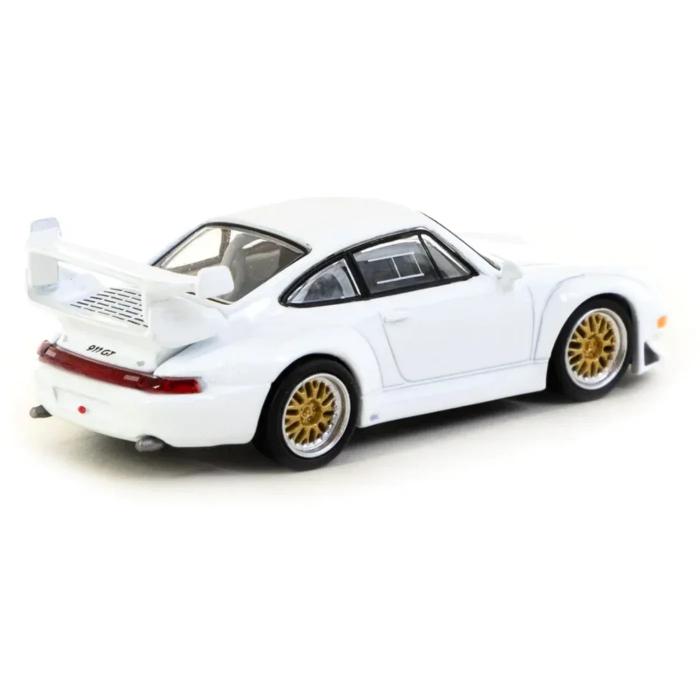 Tarmac Works Porsche 911 GT2 - Vit - Schuco x Tarmac Works - 1:64