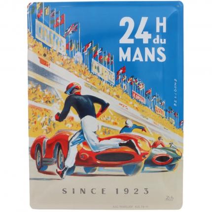 Nostalgic-Art 24 H du MANS - Le Mans - Since 1923 - Plåtskylt - 30x40 cm