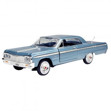 Motormax 1964 Chevrolet Impala - Blå - Motormax - 1:24
