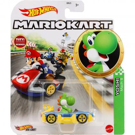 Hot Wheels Yoshi - Mario Kart - Mach 8 - Hot Wheels