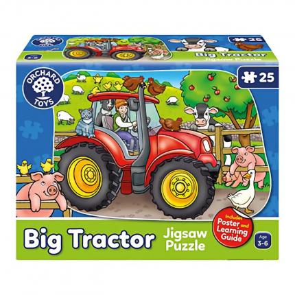 Orchard Toys Big Tractor - Pussel med traktor och djur - Orchard Toys