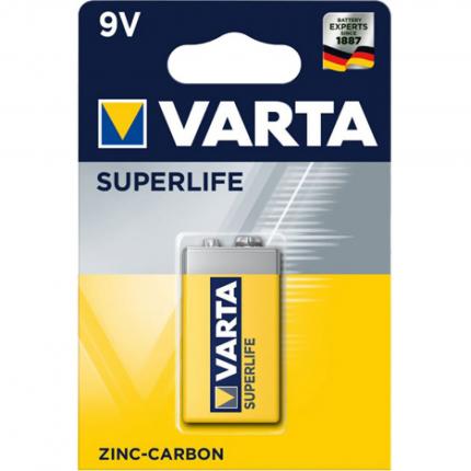 Varta Batteri 9V - Brunsten - Varta Superlife