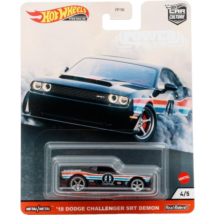 Hot Wheels '18 Dodge Challenger SRT Demon - Power Trip 4/5 - Hot Wheels
