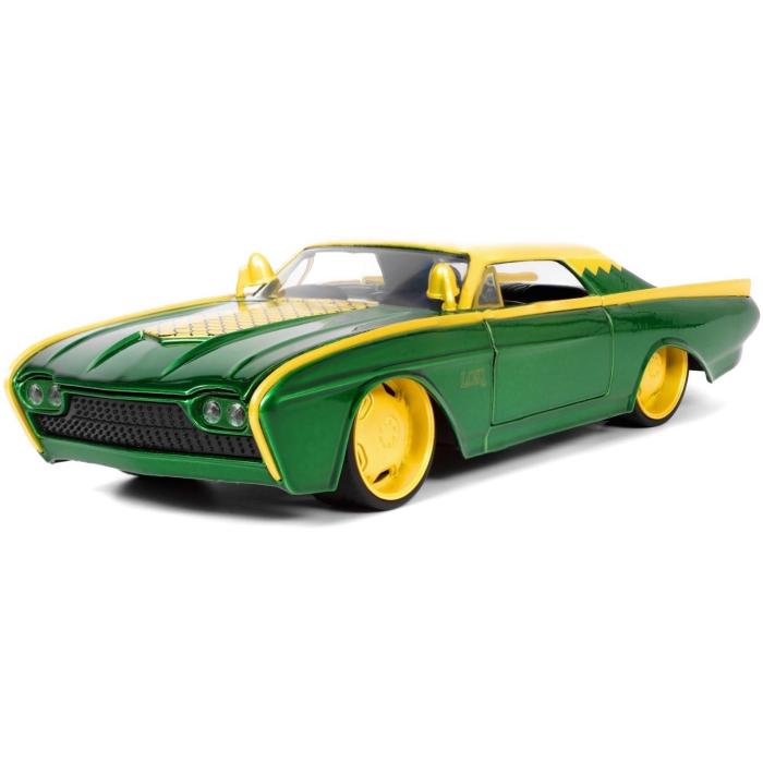 Jada Toys Loki & 1963 Ford Thunderbird - Grn - Marvel - Jada - 1:24