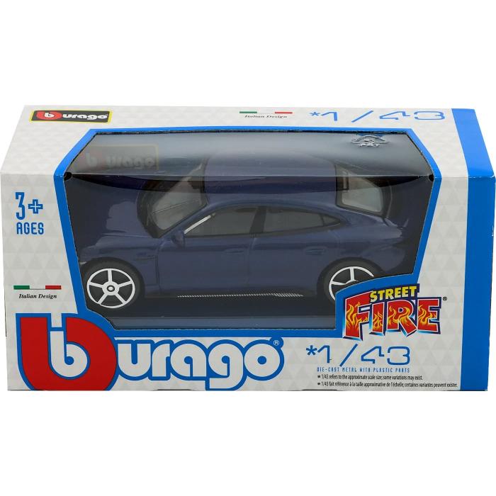 Bburago Porsche Taycan Turbo S - 2019 - Bl - Bburago - 11 cm