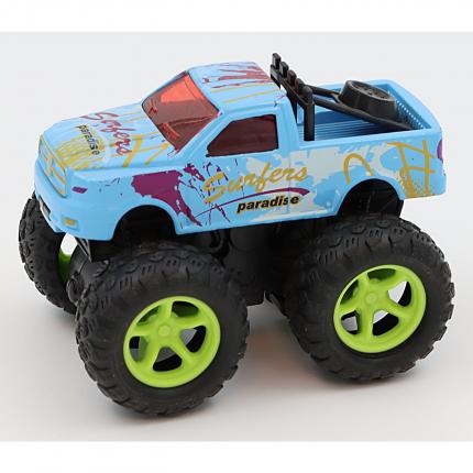  Monster Truck - Bigfoot - Off-Road crawler med friktion - Ljusblå