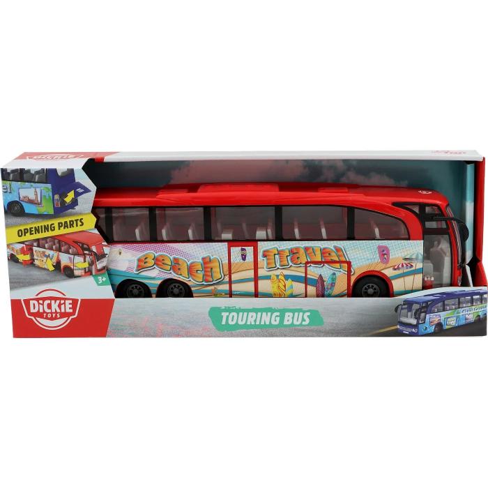Dickie Toys Turistbuss - Touring Bus - Beach Travel - Rd - Dickie Toys