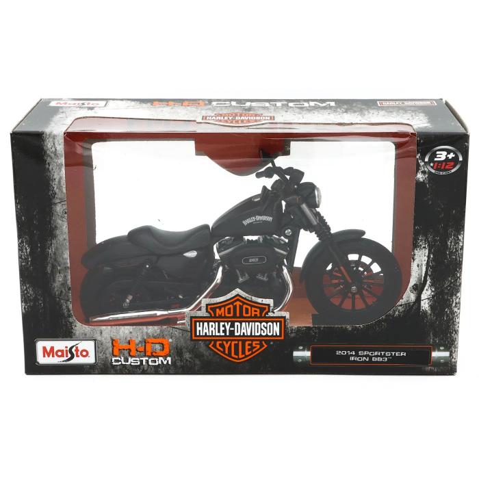 Maisto 2014 Sportster Iron 883 - Harley - Svart - Maisto - 1:12