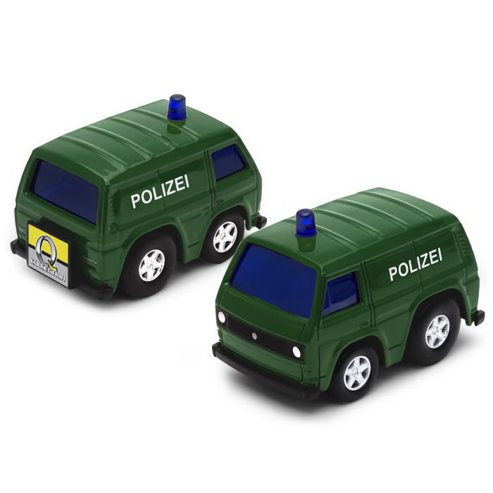 Welly Volkswagen tysk polisbuss grn