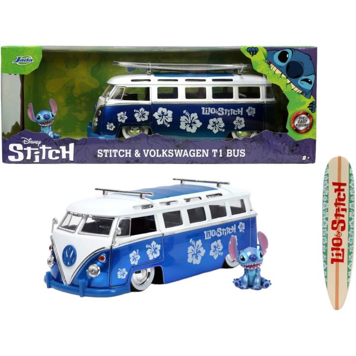 Jada Toys Stitch & Volkswagen T1 Bus - Jada Toys - 1:24