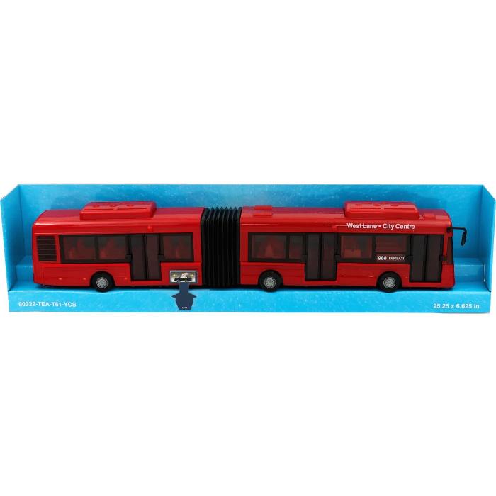 Teama Stadsbuss - City Articulated Bus - Teama - 38 cm - Rd