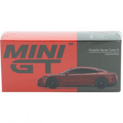 Mini GT Porsche Taycan Turbo S - Carmine Red - Mini GT - 1:64