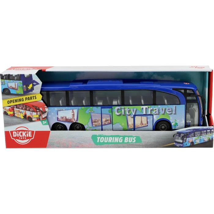 Dickie Toys Turistbuss - Touring Bus - City Travel - Bl - Dickie Toys