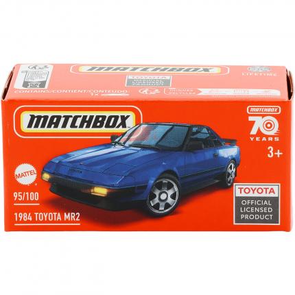 Matchbox 1984 Toyota MR2 - Blå - Power Grab - Matchbox