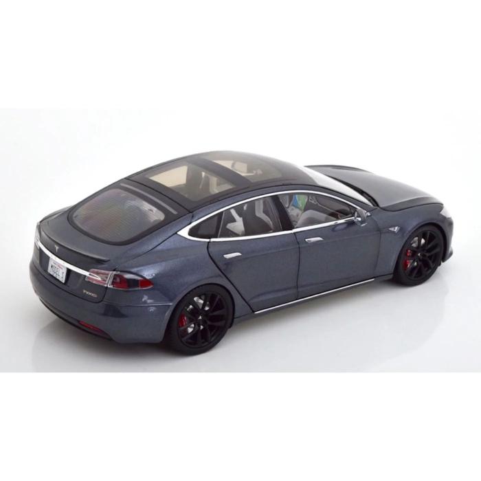  Tesla Model S P100D - 2016 - Grmetallic - 1:18