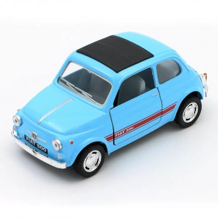 Kinsmart Fiat 500 - Kinsmart - 1:24 - Ljusblå