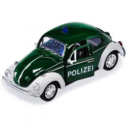 Welly Volkswagen tysk polisbil i metall