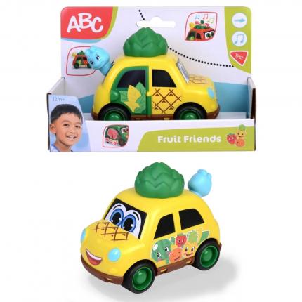 ABC Ananas - Leksaksbil från 1 år - Fruit Friends - ABC