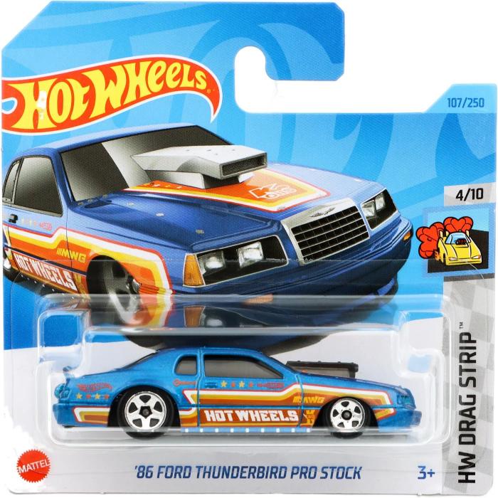 Hot Wheels '86 Ford Thunderbird Pro Stock - HW Drag Strip - Bl - HW