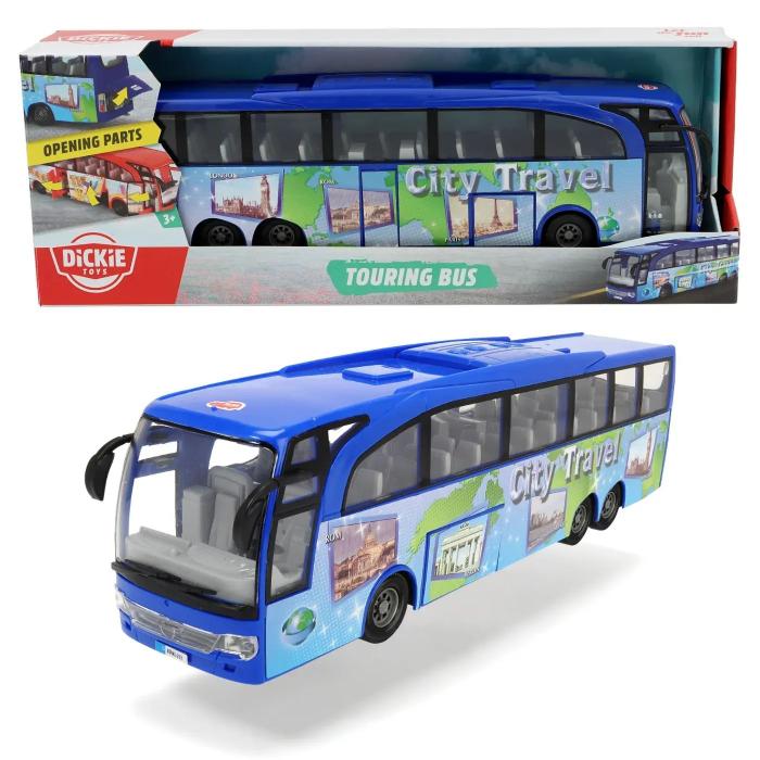 Dickie Toys Turistbuss - Touring Bus - City Travel - Bl - Dickie Toys