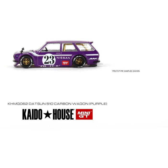 Mini GT Datsun 510 Wagon - Lila - Kaido House - 062 - Mini GT - 1:64