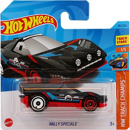 Hot Wheels Rally Speciale - HW Track Champs - Svart - Hot Wheels