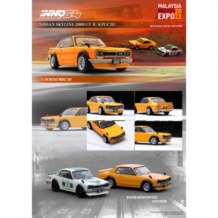Inno Models Nissan Skyline 2000 GT-R (KPGC10) - Orange - Inno64 - 1:64