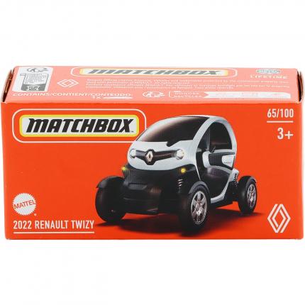 Matchbox 2022 Renault Twizy - Vit - Power Grab - Matchbox