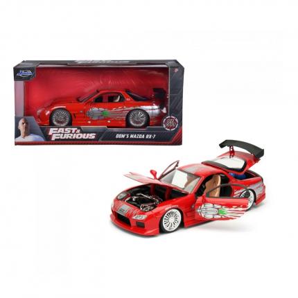 Jada Toys Dom's Mazda RX-7 - Röd - Fast & Furious - Jada Toys - 1:24
