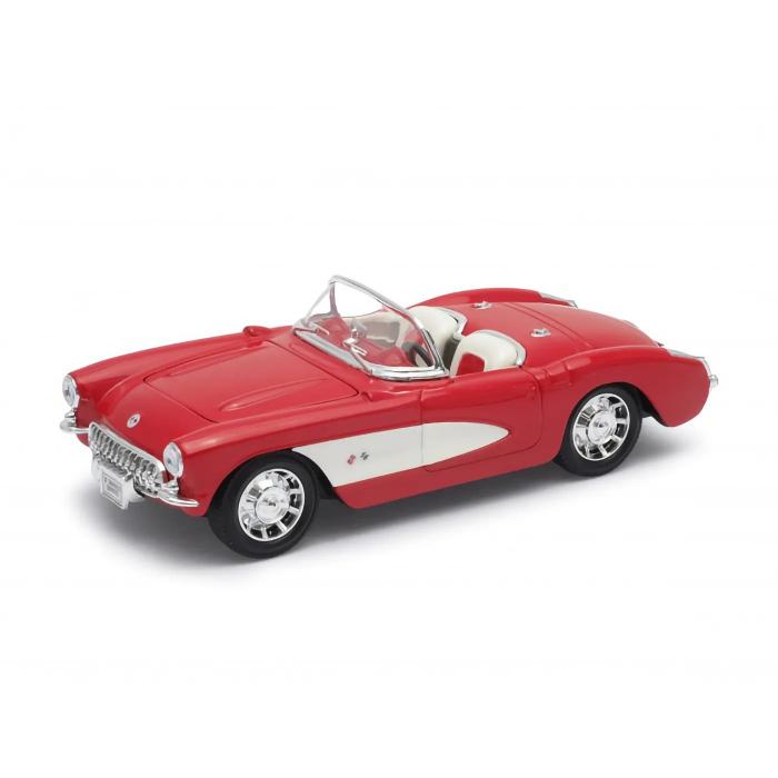 Welly 1957 Chevrolet Corvette - Rd - Welly - 1:24