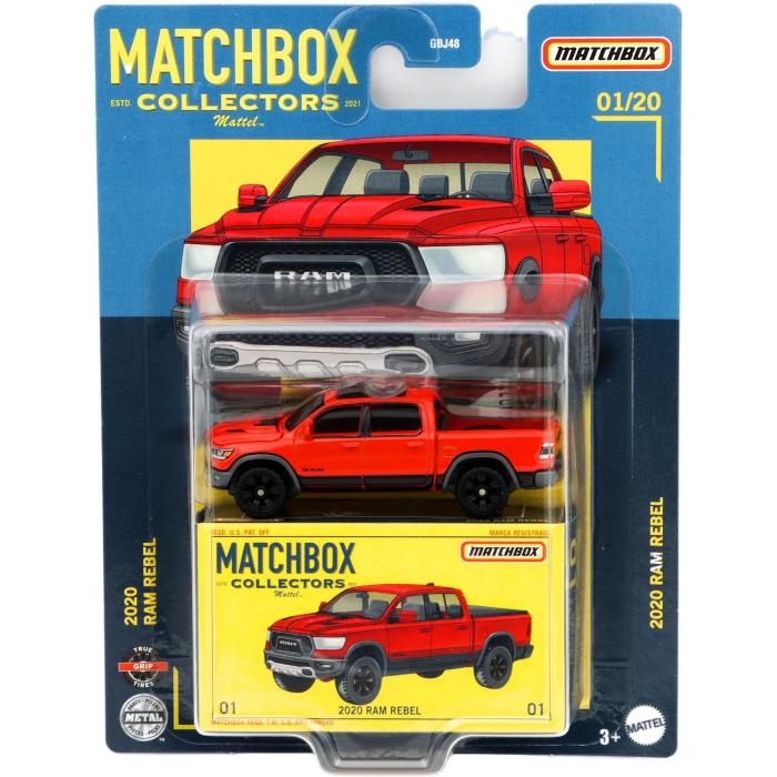 Matchbox Fynd - 2020 RAM Rebel - Rd - Collectors - Matchbox