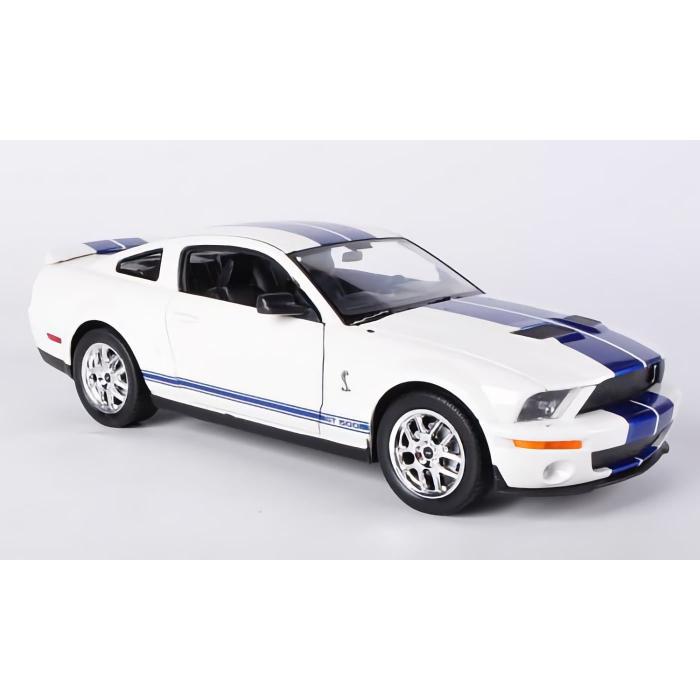 Welly 2007 Shelby Cobra GT500 - Vit - Welly - 1:24