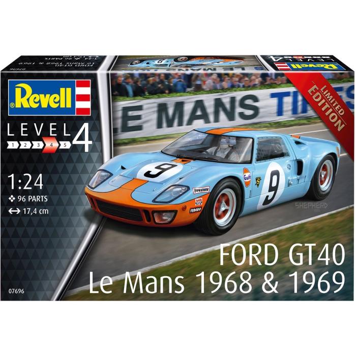 Revell Ford GT40 - Le Mans 1968 & 1969 - 07696 - Revell - 1:24