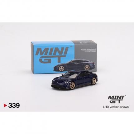 Mini GT Porsche Taycan Turbo S - Blå - 339 - Mini GT - 1:64