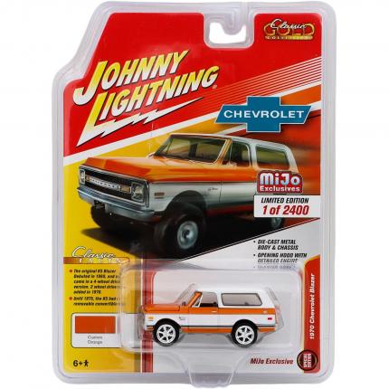 Johnny Lightning 1970 Chevrolet Blazer - Orange - Johnny Lightning - 1:64