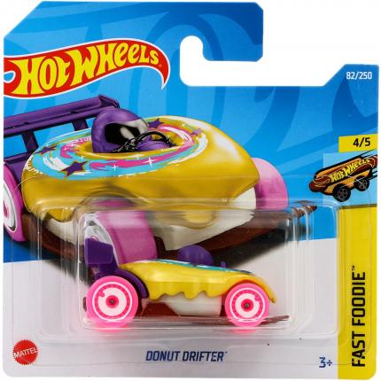 Hot Wheels Donut Drifter - Fast Foodie - Gul - Hot Wheels