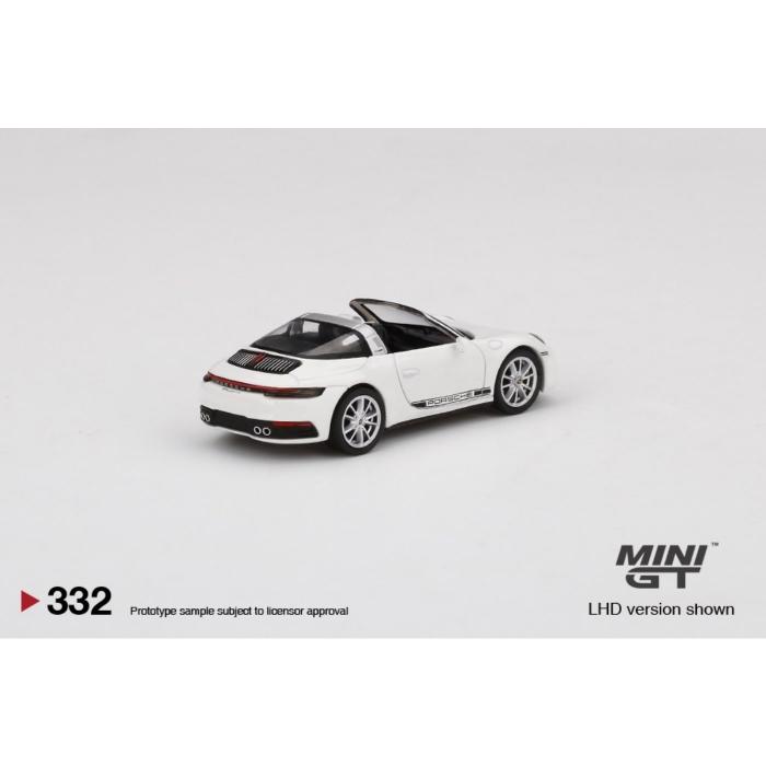 Mini GT Porsche 911 Targa 4S - Vit - 332 - Mini GT - 1:64