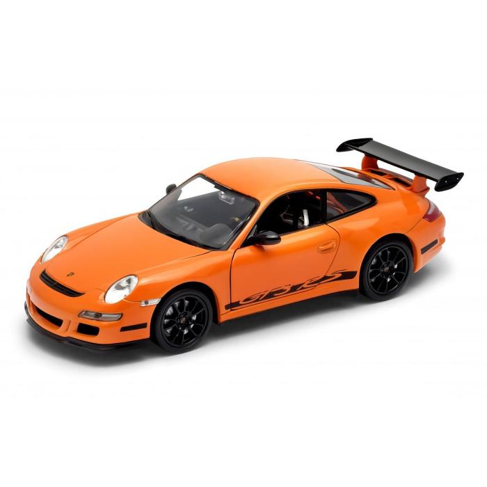 Welly Porsche 911 (997) GT3 RS - Orange och svart - Welly - 1:24