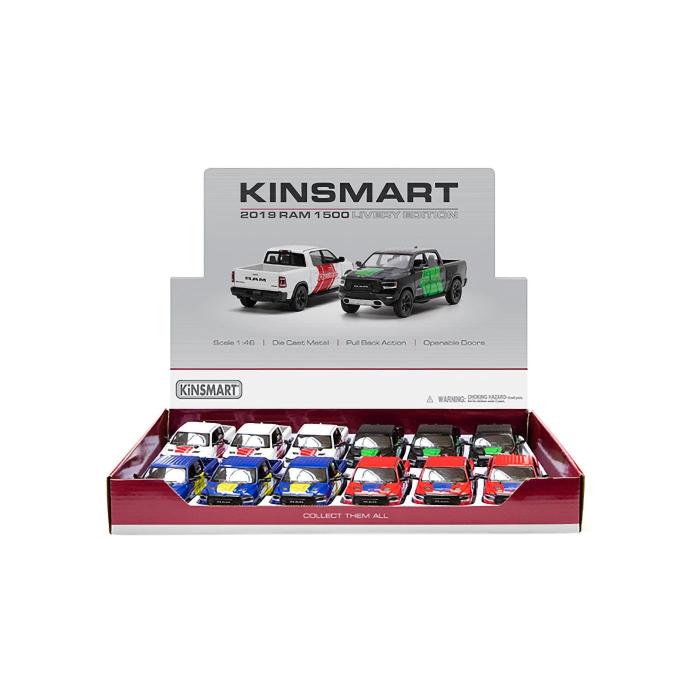 Kinsmart Dodge RAM 1500 (2019) - Livery Edition - 1:46 - Kinsmart - Svart