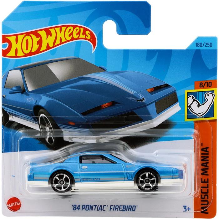Hot Wheels '84 Pontiac Firebird - Muscle Mania - Bl - Hot Wheels