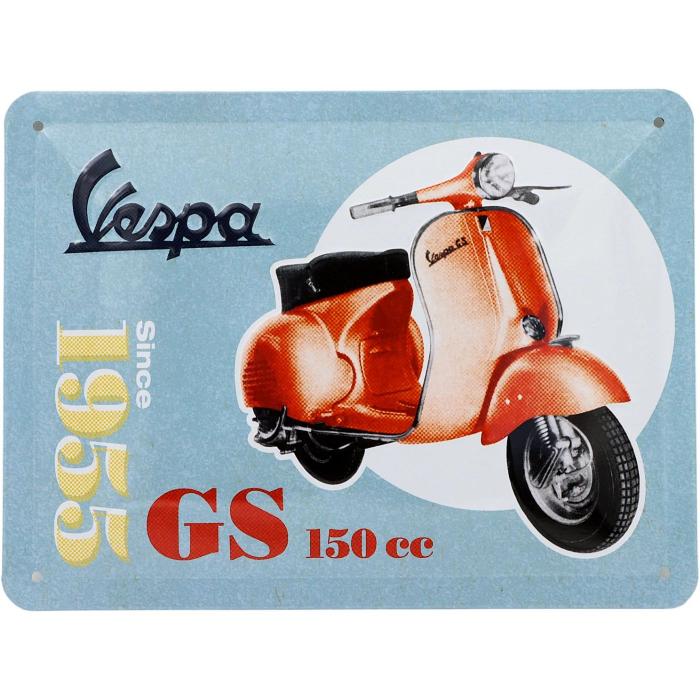 Nostalgic-Art Vespa GS 150 cc - Pltskylt - 20x15 cm