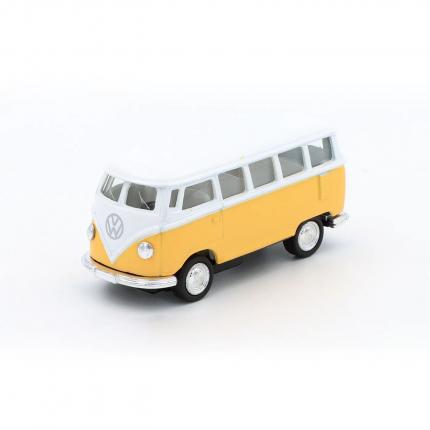 Kinsmart Volkswagen Classical Buss - 1962 - Kinsmart - 1:64 - Gul