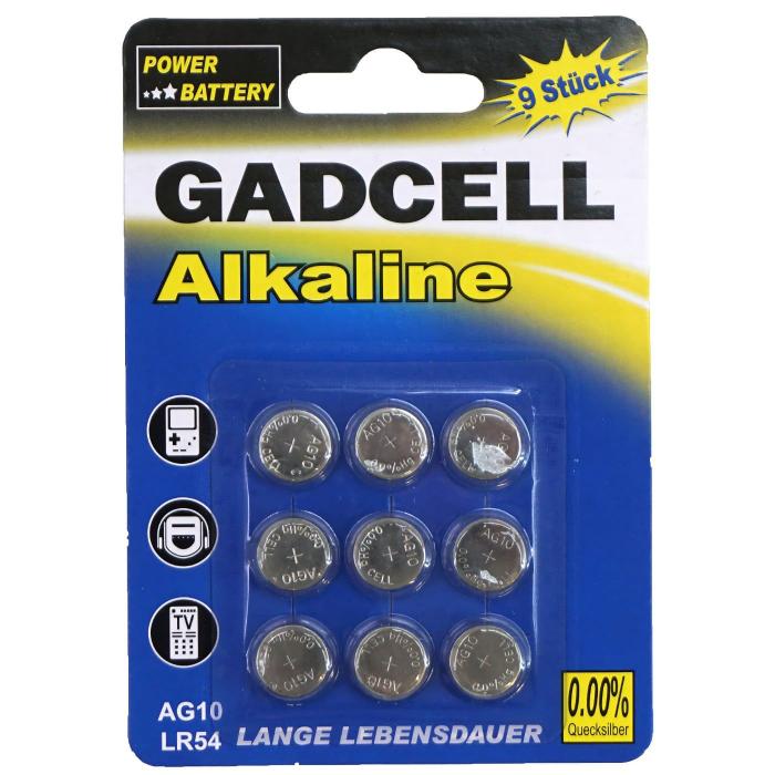 Gadcell Batterier AG13 (LR44) - Alkaliskt - Gadcell