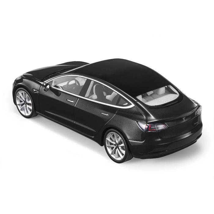 LS Collectibles Tesla Model 3 - Svart - LS Collectibles - 1:18