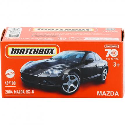 Matchbox 2004 Mazda RX-8 - Svart - Power Grab - Matchbox