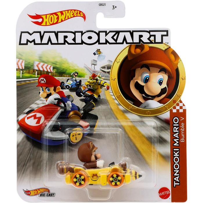Hot Wheels Tanooki Mario - Bumble V - Mario Kart - Hot Wheels