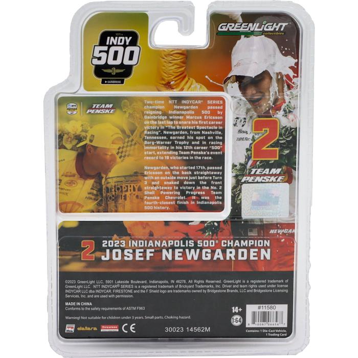 GreenLight IndyCar - Josef Newgarden #2 - Indy 500 - GreenLight - 1:64