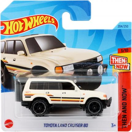Hot Wheels Toyota Land Cruiser 80 - Then And Now - Vit - Hot Wheels
