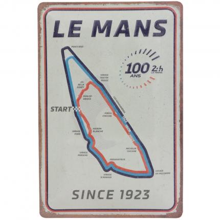 Nostalgic-Art Le Mans - 100 år - Since 1923 - Plåtskylt - 20x30 cm