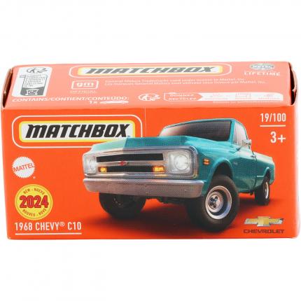 Matchbox 1968 Chevy C10 - Turkos - Power Grab - Matchbox